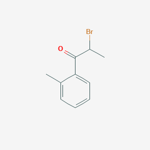 molecular formula C10H11BrO B072285 2-溴-1-邻甲苯基-丙酮 CAS No. 1451-84-9