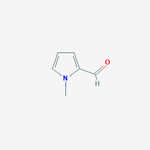 molecular formula C6H7NO B072296 1-Methylpyrrole-2-carboxaldehyde CAS No. 1192-58-1