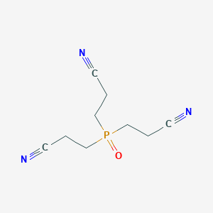 molecular formula C9H12N3OP B072299 Tris(2-cyanoethyl)phosphine oxide CAS No. 1439-41-4