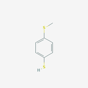 molecular formula C7H8S2 B072300 4-(甲硫基)苯硫酚 CAS No. 1122-97-0
