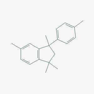 molecular formula C20H24 B072305 1,1,3,5-tetramethyl-3-(4-methylphenyl)-2,3-dihydro-1H-indene CAS No. 1153-36-2