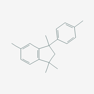 molecular formula C20H24 B072305 1H-Indene, 2,3-dihydro-1,1,3,5-tetramethyl-3-(4-methylphenyl)- CAS No. 1153-36-2