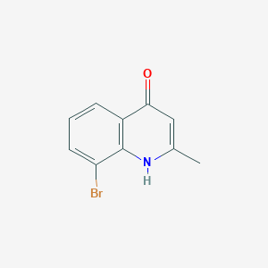 molecular formula C10H8BrNO B072311 8-Bromo-2-methylquinolin-4-ol CAS No. 1201-08-7