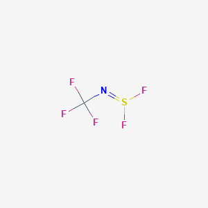 molecular formula CF5NS B072313 N-Trifluoromethylimidosulfurous difluoride CAS No. 1512-14-7