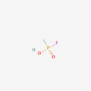 molecular formula CH4FO2P B072331 Methylphosphonfluoridate CAS No. 1511-67-7