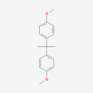 molecular formula C17H20O2 B072332 Benzene, 1,1'-(1-methylethylidene)bis[4-methoxy- CAS No. 1568-83-8