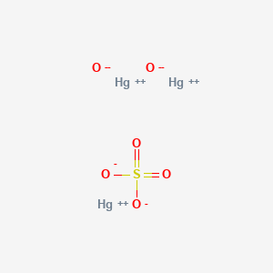 molecular formula Hg3O6S B072339 Mercury oxonium sulfate CAS No. 1312-03-4