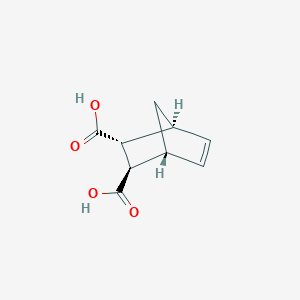 molecular formula C9H10O4 B072347 5-Norbornene-2-endo,3-exo-dicarboxylic acid CAS No. 1200-88-0