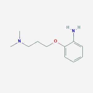 molecular formula C11H18N2O B072349 2-[3-(Dimethylamino)propoxy]aniline CAS No. 1134-76-5