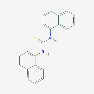 molecular formula C21H16N2S B072372 Urea, 1,3-bis(1-naphthyl)-2-thio- CAS No. 1240-37-5