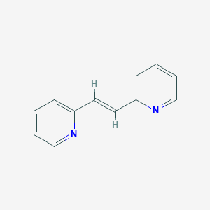 molecular formula C12H10N2 B072373 1,2-Bis(2-pyridyl)ethylene CAS No. 1437-15-6