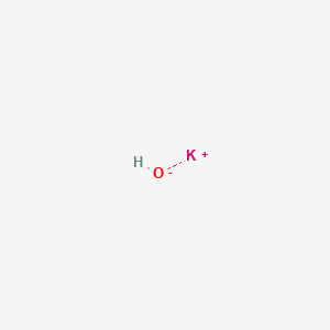 molecular formula KOH<br>HKO B072376 Potassium hydroxide CAS No. 1310-58-3