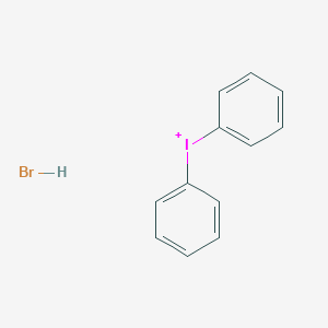 molecular formula C12H11BrI+ B072381 二苯基碘化溴 CAS No. 1483-73-4