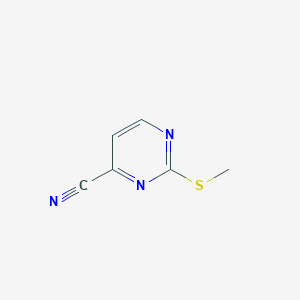 2-(Methylthio)-4-pyrimidinecarbonitrile