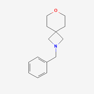 molecular formula C14H19NO B7240907 2-Benzyl-7-oxa-2-azaspiro[3.5]nonane 
