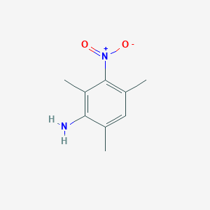 molecular formula C9H12N2O2 B072413 苯胺，2,4,6-三甲基-3-硝基- CAS No. 1521-60-4