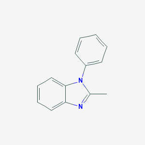 molecular formula C14H12N2 B072424 2-Methyl-1-phenyl-1H-benzo[d]imidazole CAS No. 1484-39-5