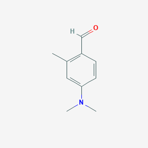 molecular formula C10H13NO B072428 4-(Dimethylamino)-2-methylbenzaldehyde CAS No. 1199-59-3