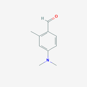 molecular formula C10H13NO B072428 4-Dimethylamino-o-tolualdehyde CAS No. 1199-59-3
