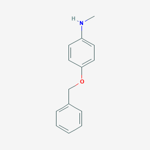 molecular formula C14H15NO B072431 4-Benzyloxy-N-methylaniline CAS No. 1142-18-3
