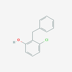 molecular formula C13H11ClO B072434 2-benzyl-3-chlorophenol CAS No. 1322-48-1