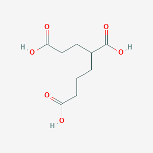 molecular formula C9H14O6 B072443 Hexane-1,3,6-tricarboxylic acid CAS No. 1572-40-3