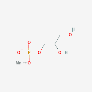 molecular formula C8H18Mn2O12P2 B072449 Manganese glycerophosphate CAS No. 1320-46-3