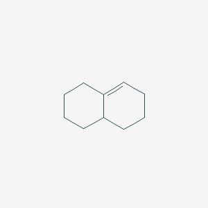 molecular formula C10H16 B072463 1,2,3,4,4a,5,6,7-Octahydronaphthalene CAS No. 1194-95-2