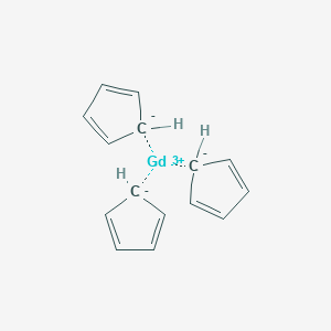 molecular formula C15H15Gd B072469 tris(cyclopenta-1,3-diene);gadolinium(3+) CAS No. 1272-21-5