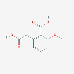 molecular formula C10H10O5 B072474 2-(Carboxymethyl)-6-methoxybenzoic acid CAS No. 1137-31-1