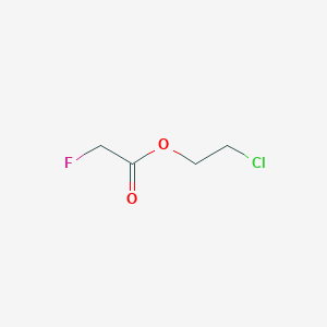 molecular formula C4H6ClFO2 B072480 2-Chloroethyl fluoroacetate CAS No. 1537-62-8