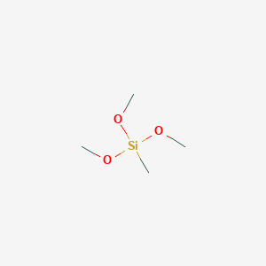 molecular formula C4H12O3Si B072481 Trimethoxymethylsilane CAS No. 1185-55-3