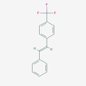 molecular formula C15H11F3 B072484 1-(2-Phenylvinyl)-4-(trifluoromethyl)benzene CAS No. 1149-56-0
