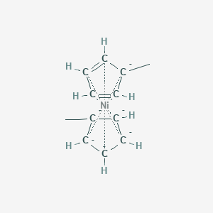 molecular formula C12H14Ni B072490 Bis(methylcyclopentadienyl)nickel(II) CAS No. 1293-95-4