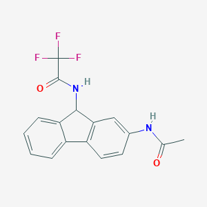 N-(2-acetamido-9H-fluoren-9-yl)-2,2,2-trifluoroacetamide