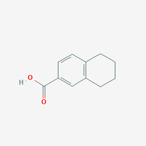 molecular formula C11H12O2 B072505 5,6,7,8-Tetrahydro-2-naphthoic acid CAS No. 1131-63-1