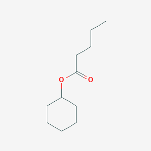 molecular formula C11H20O2 B072514 Cyclohexyl valerate CAS No. 1551-43-5
