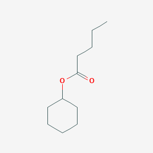 molecular formula C11H20O2 B072514 Cyclohexyl pentanoate CAS No. 1551-43-5