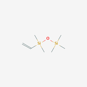 molecular formula C7H18OSi2 B072515 Disiloxane, ethenylpentamethyl- CAS No. 1438-79-5