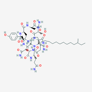 molecular formula C55H86N14O16 B072517 Mycosubtilin CAS No. 1392-60-5