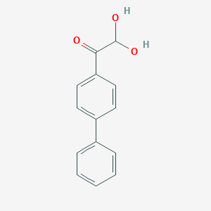 molecular formula C14H12O3 B072532 4-联苯甘醛水合物 CAS No. 1145-04-6