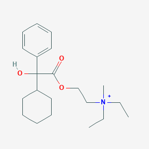 molecular formula C21H34NO3+ B072533 Oxyphenonium CAS No. 1407-05-2