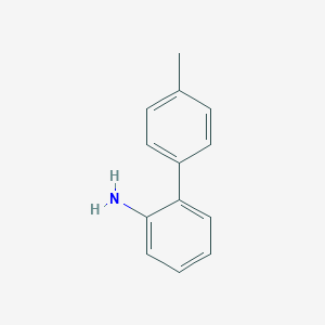 molecular formula C13H13N B072538 2-(4-Methylphenyl)aniline CAS No. 1204-43-9