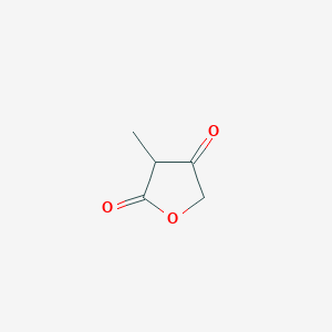 molecular formula C5H6O3 B072539 3-Methyloxolane-2,4-dione CAS No. 1192-51-4