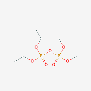 molecular formula C6H16O7P2 B072541 Dimethyl diethyl pyrophosphate CAS No. 1474-74-4