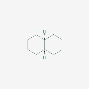 molecular formula C10H16 B072546 (4aR,8aS)-1,2,3,4,4a,5,8,8a-Octahydronaphthalene CAS No. 1123-77-9