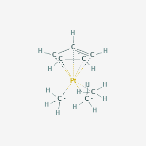 molecular formula C8H14Pt-4 B072549 Cyclopenta-2,4-dien-1-yltrimethylplatinum CAS No. 1271-07-4