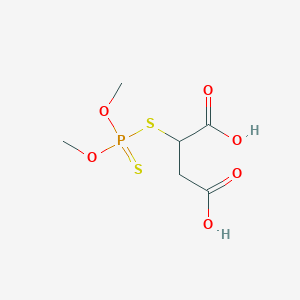 molecular formula C6H11O6PS2 B072559 马拉硫磷二酸 CAS No. 1190-28-9