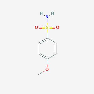 molecular formula C7H9NO3S B072560 4-Methoxybenzenesulfonamide CAS No. 1129-26-6