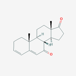 molecular formula C19H24O2 B072561 Androsta-3,5-diene-7,17-dione CAS No. 1420-49-1